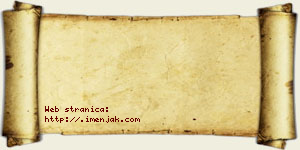 Mirjana Zakić vizit kartica